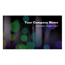 Bokeh Lights Custom Business Cards business cards