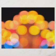 Bokeh lights flyer