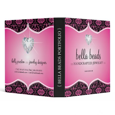 Bold and Stylish Jewellery Designer Portfolio Bind by colourfuldesigns