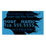 bold, beautiful and blue business card templates