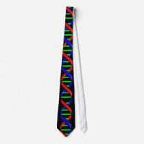 Bold DNA on black tie