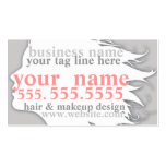 bold, feminine and forever steel business card templates