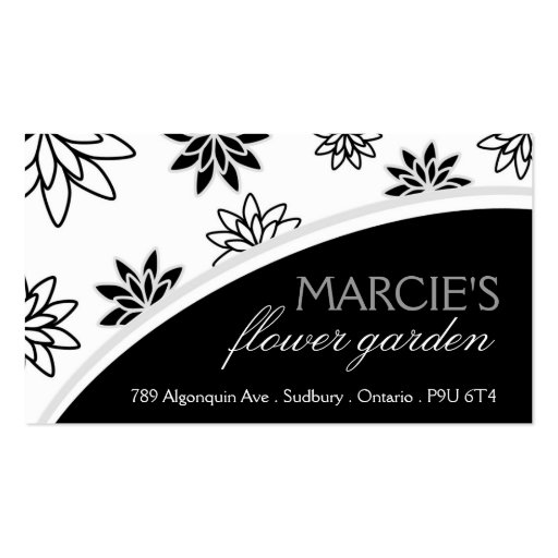 Bold Floral Business Card