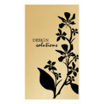 Bold Floral Business Cards