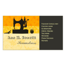 Bold Gold Artisan Crafter Business Card