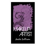 Bold Grunge Makeup Artist Business Cards