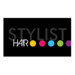 Bold Hair Stylist Business Card