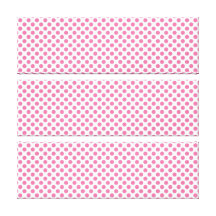 Bold Hot Pink Dot Pattern Canvas Print