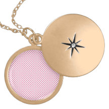 Bold Hot Pink Dot Pattern Necklaces