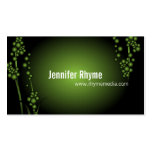 Bold Media Business Card Modern Green Black
