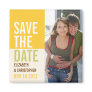 Bold Modern Save the Date Announcement Magnet