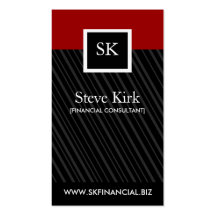 Bold Monogram Business Card Templates