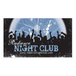 Bold Night Club Business Card Grunge Mosh Pit