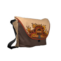 Bold Pre-Columbian Graphic Messenger Bag