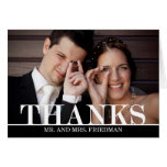 Bold Thanks Thank You Card