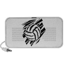 bold volleyball graphic speaker
