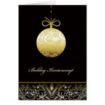 boldog Karácsonyt, Merry christmas in Hungarian Card