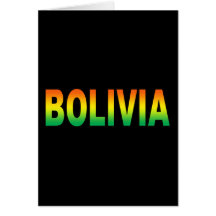 Bolivia Card