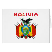 Bolivia Coat Of Arms Greeting Card