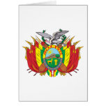 Bolivia Coat Of Arms Greeting Cards