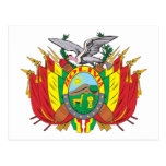 Bolivia Coat Of Arms Postcards