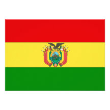 Bolivia Flag Personalized Invites