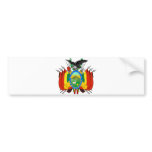Bolivia Official Coat Of Arms Heraldry Symbol Bumper Stickers