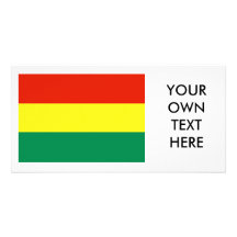 Bolivia old Flag Photo Cards