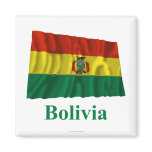 Bolivia Waving Flag with Name