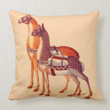 "BOLIVIAN LLAMA" PILLOW