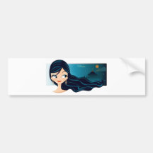 Bollywood Girl Bumper Stickers