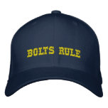 BOLTS RULE EMBROIDERED BASEBALL CAPS