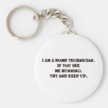 bomb tech keychain