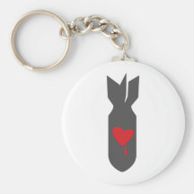 Bombardier d'amour porte-clefs