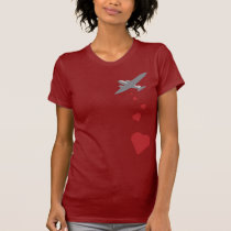 Bombardier de coeur - faites la guerre d'amour pas t-shirts