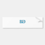Bombdigity (BD Blue) Bumper Sticker