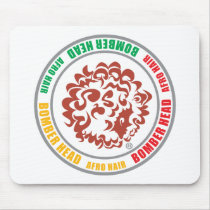 BOMBER-HEAD-RASTA MOUSE PAD