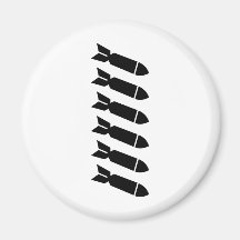Bombs Fridge Magnets