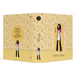Bon Appetit Girl Recipe Binder Personalized