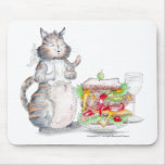 Bon Appitet Cat Mouse Pad