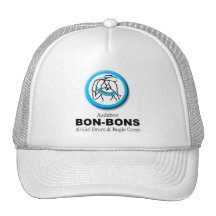 Bon-Bon Cap in White with logo Hat