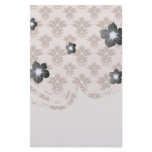 bon bon pink and brown damask pattern stationery paper