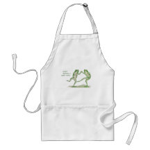 Bon cru de danse de grenouilles de temps tabliers