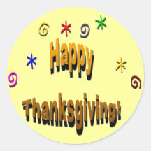 Bon thanksgiving autocollants
