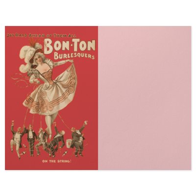 Bon-Tonne Burlesquers! - Letterhead by bontondesigns