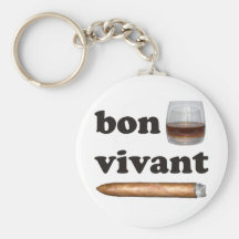 bon vivant Geniesser Whisky Whiskey Rum Zigarre Schlüsselbänder
