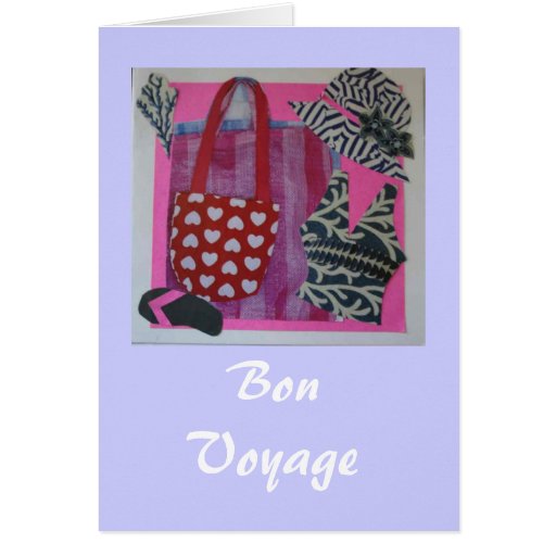 Bon Voyage card