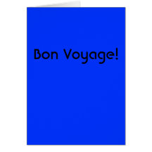 Bon Voyage! Card
