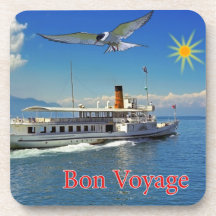 Bon Voyage Drink Coaster