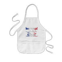 Bon Voyage Good Trip in French Vacations Travel Apron